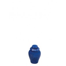 Cobalt Blue Miniature Cloisonne Urn for Holding Cremains