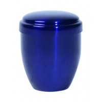 Metal Royal Blue Keepsake Cremation Urn