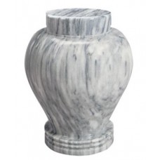 Silver Cloud Miniature Cloisonne Urn for Holding Cremains