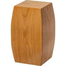 Sepia Arrondi Wooden Adult Cremation Urn for Holding Ashes