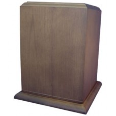 Tribute Walnut Wooden Cremation Urn for Holding Ashes