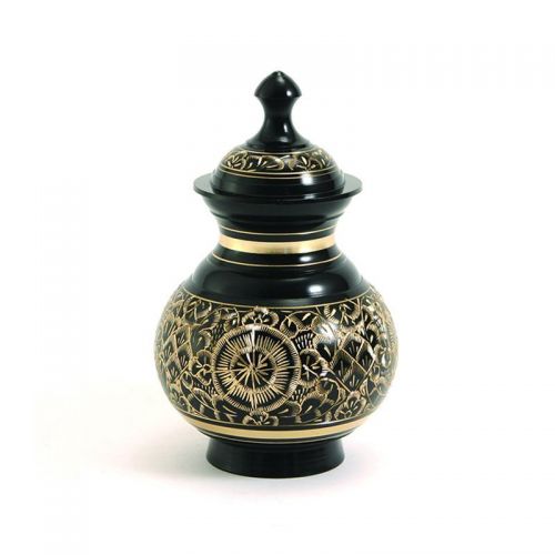 Timeless Black Pet Cremation Urns - Extra Small -  - 2512C