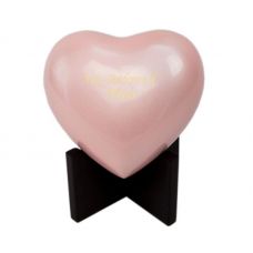 In Our Hearts Infant Cremation Urn - Pink