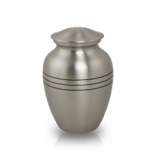 Small Classic Pewter Cremation Urn
