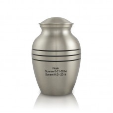 Classic Pewter Cremation Urn - Extra Small