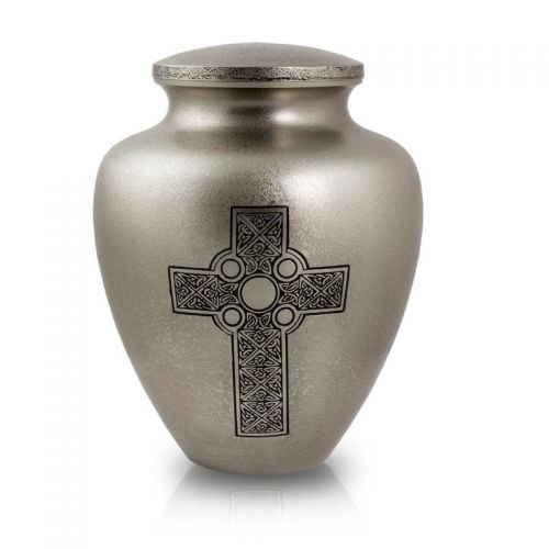 Celtic Cross Bronze Cremation Urn - Large -  - 2815L