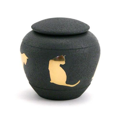 Silhouette Cat Cremation Urn - Shale -  - 2892P