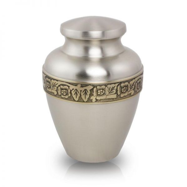 Metal Cremation Urns : Avalon Pewter Cremation Urn - Medium