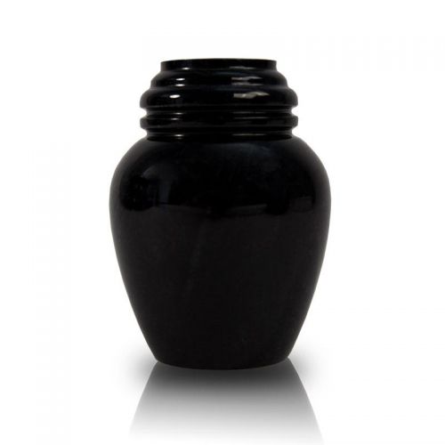 Black Marble Cremation Keepsake Urn -  - 3102