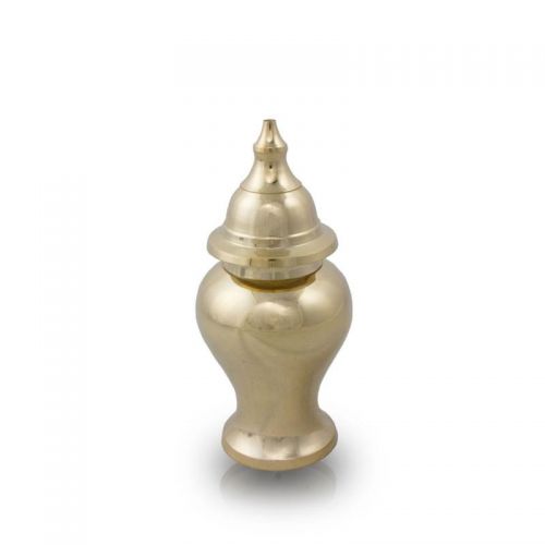 Shiny Brass Pet Urn - Extra Small -  - 4066S