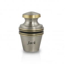 Grecian Pewter Cremation Urn Keepsake