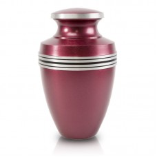 Wine Red Grecian Cremation Urn - Large