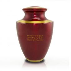 Trinity Crimson Cremation Urn - Large