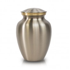Handsome Pewter Cremation Urn - Small