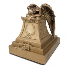 Bronze Finish Weeping Angel Cremation Urn - Large