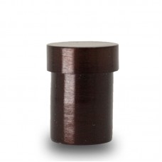 Chocolate Brown Brass Mini Pocket Cremation Urn Keepsake