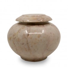 Desert Sand Marble Pet Urn - 40 cubic inch capacity