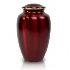 Brass Crimson Cremation Urn - Large
