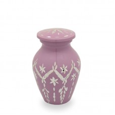Purple Garland Drop Cremation Urn Keepsake