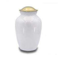 Ice White Cremation Urn - 125 cubic inches