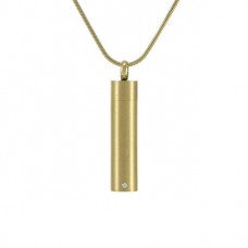 Bronze Cylinder w/cubic zirconia