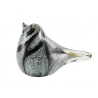Lyrical Songbird Brass Cremation Urn Keepsake  - Onyx (7 Cu. In.)