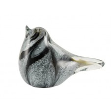 Lyrical Songbird Brass Cremation Urn Keepsake  - Onyx (7 Cu. In.)