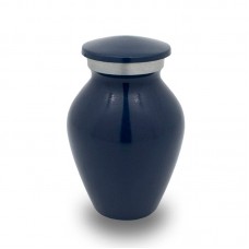 Navy Blue Cremation Keepsake Urn
