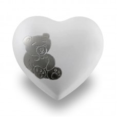 Teddy Bear Heart Cremation Urn