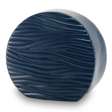 Windham Soft Waves Glossy Blue Cremation Urn Windham Soft Waves Glossy Blue Cremation Urn