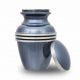 Light Blue Banded Cremation Urn - Keepsake -  - ALU-TB002K