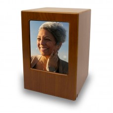 Honeynut Photo Cremation Urn - 200 cubic inch capacity
