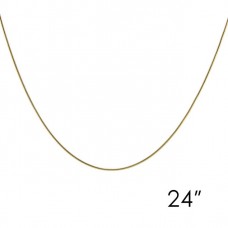 14K Gold Plated Bronze Chain 24" 14K Gold Plated Bronze Chain 24"