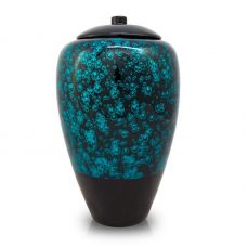 Tall Bamboo Cremation Urn- Blue