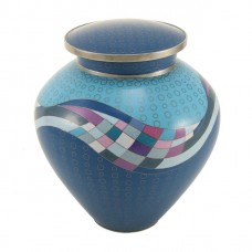 Opulence Teal Cloisonne Full Size Urn