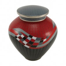 Opulence Red Full Size Cloisonne Urn