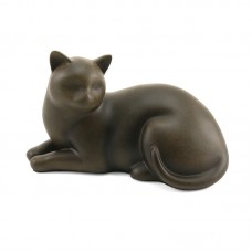 Cozy Cat Cremation Urn - Sable