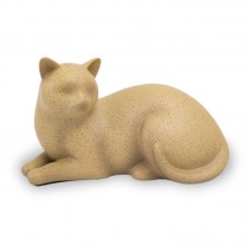 Cozy Cat Cremation Urn - Fawn