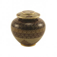 Adobe Style Cloisonne Cremation Urn - 40 cubic inches Adobe Style Cloisonne Cremation Urn - 40 cubic inches