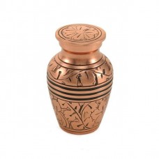 Copper Oak Cremation Urn Keepsake