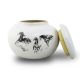 Horses Ceramic Cremation Urn Keepsake - Extra Small -  - CT-JRHORSE