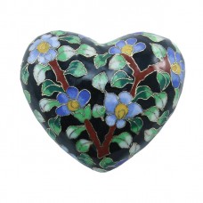 Morning Glory Cremation Urn Keepsake - Cloisonne