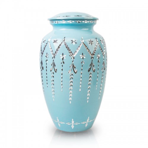 Garland Drop Cremation Urn - Blue -  - GM-55L