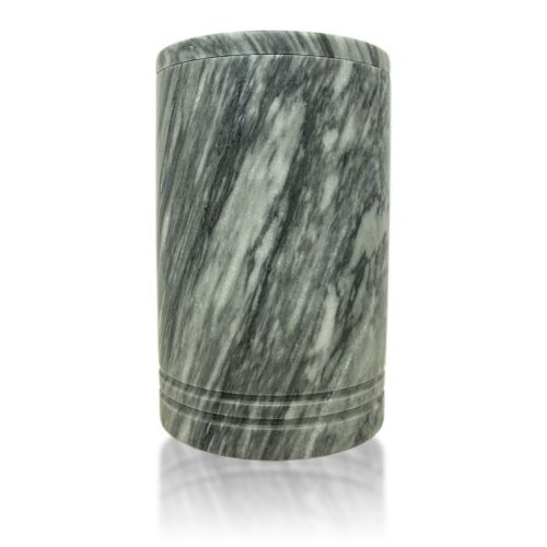 Tuscan Gray Genuine Marble Cremation Urn - Hand Carved -  - UTUMGP1