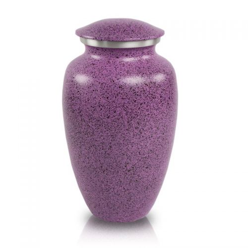 Two-Tone Lilac Classic Cremation Urn -  - ALU-CL010