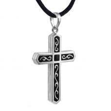 Cross Cremation Necklace (Holds Ashes) - Sterling Silver