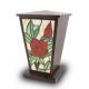 Red Rose Stained Glass Cremation Urn -  - KL-1001