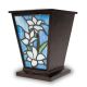 White Lily Stained Glass Medium Cremation Urn -  - KL-1004M