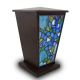 Blue Forget-Me-Not Stained Glass Cremation Urn -  - KL-1007