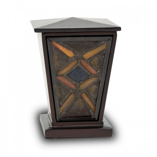 Mission Style Cremation Keepsake- Amber -  - KL-M001K